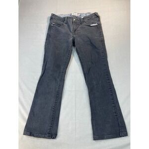 Ariat Jeans‎ Womens 32r 36x28 Slight Flare stitched Black Med Wash Fade